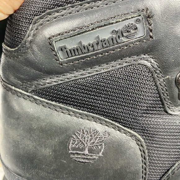 Timberland Euro Hiker field Boot Black leather and fabric. men’s Size 11M